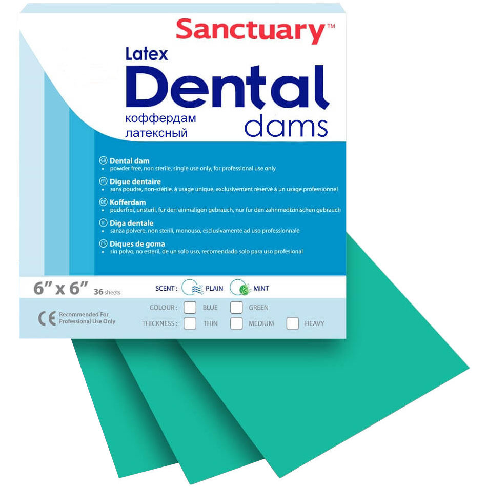Латексные листы Medium обычный синий, 152мм*152мм №36