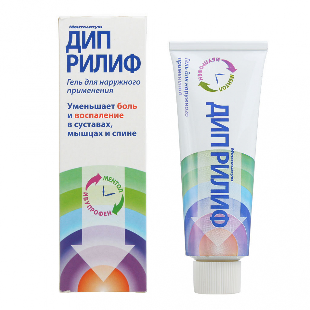 Дип рилиф гель д/наружн.прим. 50мг+30мг/1г. туба 50г