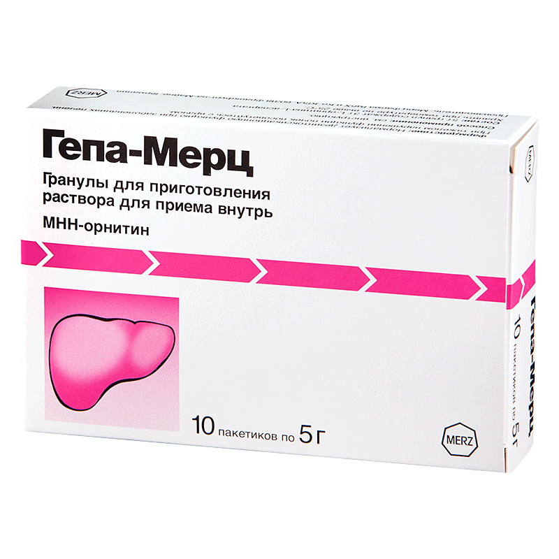 Гепа-Мерц гран. д/приг. р-ра д/пр. внут. 3г пак. 5г №10