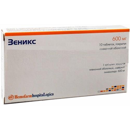 Зеникс таб. п/п/о 600мг №10