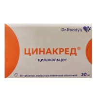 Цинакред таб. п/п/о 30мг №30