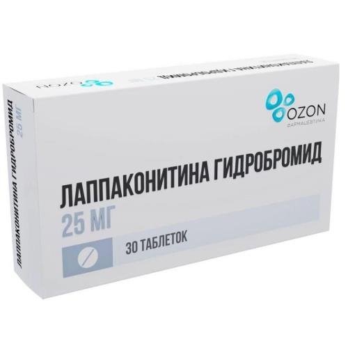 Лаппаконитина гидробромид таб. 25мг №30